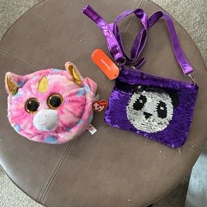 2 girls purses - one never used!